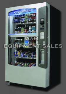 For sale is a NEW Vendo Vue Glass Front multi priced drink machine.