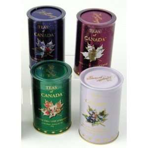 Icewine Black Ceylon Tea Blend of Canada in Decorative Tin   16 Bags 