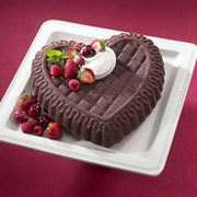 Fancy Heart Cake Pan w/ Brownie Mix  