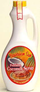   sun premium coconut syrup 15 75 oz about 6 servings per bottle