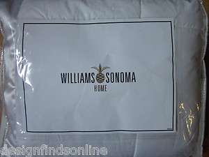 WILLIAMS SONOMA HOME DOWN BLANKET~TWIN~WHITE~NEW IN PACKAGE  
