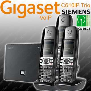 Siemens Gigaset C610IP VoIP Cordless DECT Phone C610 IP PSTN GAP HSDP 