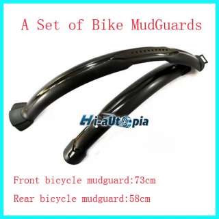 Bicycle Bike PartsTire Front Rear Fenders Mudguard Set  