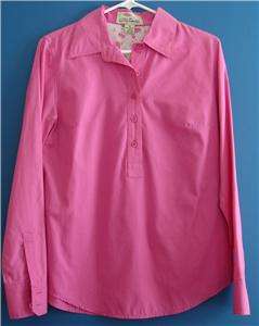 Bob Timberlake Rose Pink 100% Cotton Shirt Womens M  