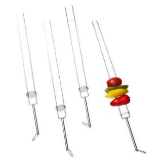 Harold Import Double Kabob Skewers   Silver.Opens in a new window