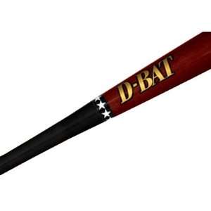  D Bat Pro Birch 141 Two Tone Baseball Bats BLACK/CHERRY 33 