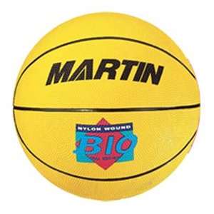  Martin Rainbow Rubber Basketballs YELLOW OFFICIAL SIZE 7 