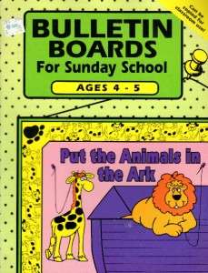Bulletin Boards for Sunday School Ages 4 5 Rainbow Books  