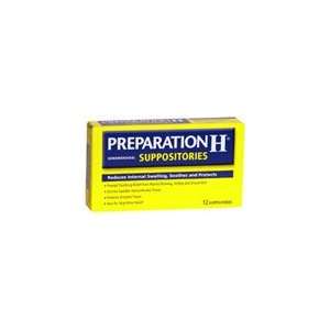 Preparation H Suppositories, 12.0 CT (4 Pack)