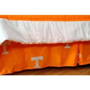    Tennessee Volunteers Vols UT Dust Ruffle Bed Skirt