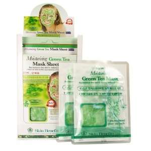  Skin Benefits Moisturizing Green Tea Mask Sheet 1pks 6pcs 