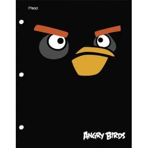  Mead Angry Birds 2 Pocket Paper Folder, Black (72026)