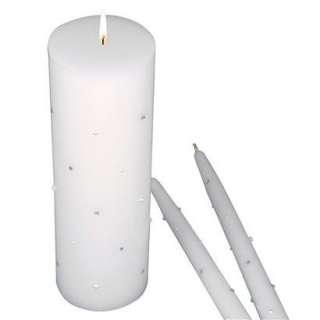 Starlight Unity Candle and Tapers   White.Opens in a new window