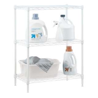 Room Essentials White 3 Tier Shelving Unit.Opens in a new window