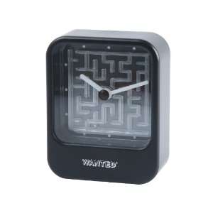   Present Time Wanted Time To Get Lost Desk Clock, Black