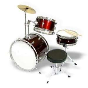  Junior Drum Set with Drum Sticks, Drum Pedal and Cymbal 