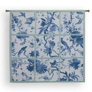  Floral Division Blue/Green   Acorn Studios 53x52 