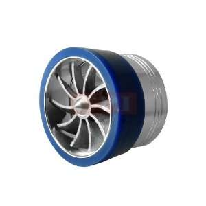  3 Inch Intake Single Side Turbo Fan   Blue Automotive