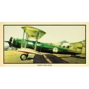 1930 Print Boeing Mail Plane Navy Aircraft Chicago 741K San Francisco 