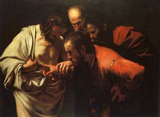 Caravaggio The Doubting of St. Thomas Painting repro  