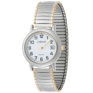 Carriage by Timex Womens C3C363 Two Tone Round Watch  