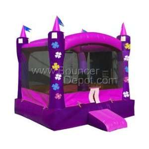   Pink Princess Castle Residential inflatable bounce house Toys & Games