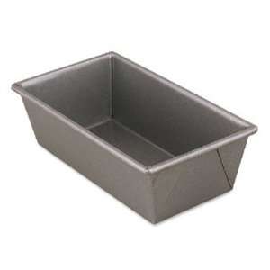 Bread Pan, One 12 Oz. Loaf Capacity, 8 X 4 X 2 1/2 Deep, Rounded 