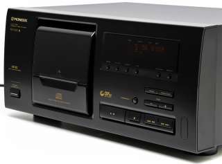   PIONEER PD F505 25 Disc CD Player, File Type Multi Disc Changer, Black