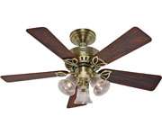   Hill Brass 42 Ceiling Fan w/ Light & Pull Chains 049694204301  