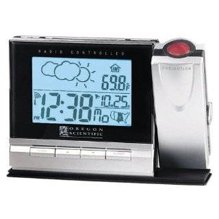 Oregon Scientific BAR338PA ExactSet Projection Clock with Cable Free 
