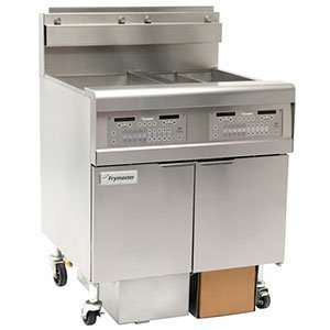   Gas Floor Fryer with Four Split Frypots   300,000 BTU 