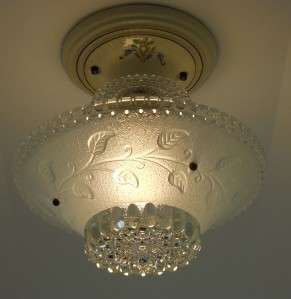   Porcelier Porcelain Ceiling light fixture Chandelier lamp shade  