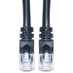  NEW CAT6 Cable, UTP, with Boot, Black, 500MHz, 20 ft 