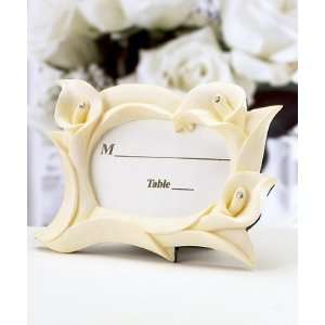  Ivory Resin Calla Lily Frame (Set of 50)   Wedding Party 