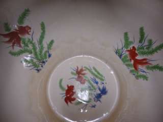 Chinese Vintage Porcelain Fish Bowl, Pot Planter 15W  