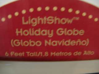 DISNEY LIGHTSHOW HOLIDAY GLOBE INFLATABLE WITH MICKEY/SNOWMAN/MINNIE 