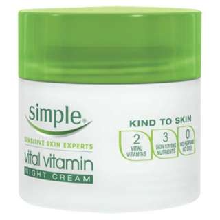 Simple Vital Vitamin Night Cream   1.7 oz.Opens in a new window