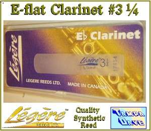 Bb ContraBass Clarinet Legere #3¼   Légère synthetic permanent 