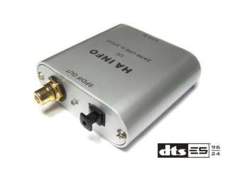 HA info U2 USB to SPDIF(AC3 DTS) USB to SPDIF Converter  