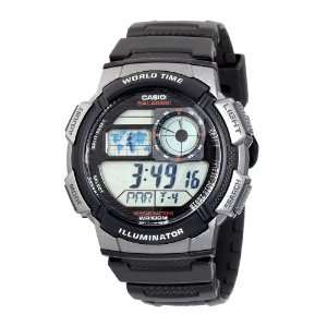    1BVCF Silver Tone and Black Digital Sport Watch Casio Watches