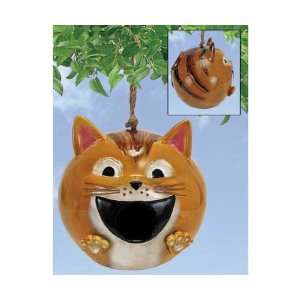 Tan Cat Birdhouse (Bird Houses) (Cat Products) Everything 