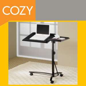 Laptop Computer Desk Stand Table Adjustable Swivel Top  