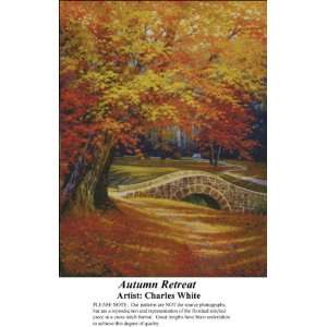  Autumn Retreat, Counted Cross Stitch Patterns PDF  