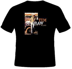 Tim McGraw country music singer t shirt ALL SIZES  