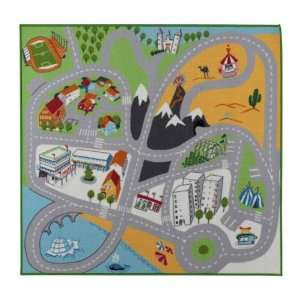    55 X 52 Play Mat Multi Color for Kids Children Room Toys & Games