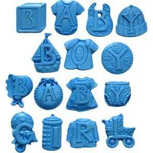 First Impressions Molds Silicone Mould   Baby Letters  