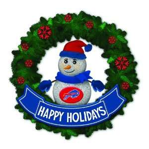   Bills Lighted Snowman Artificial Christmas Wreath