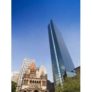  Trinity Church and the John Hancock Tower, Copley Square 