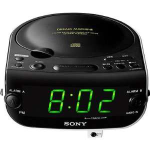  Sony Dream MachineTM AM/FM CD Clock Radio Electronics