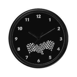  Racing Flags Sports Wall Clock by 